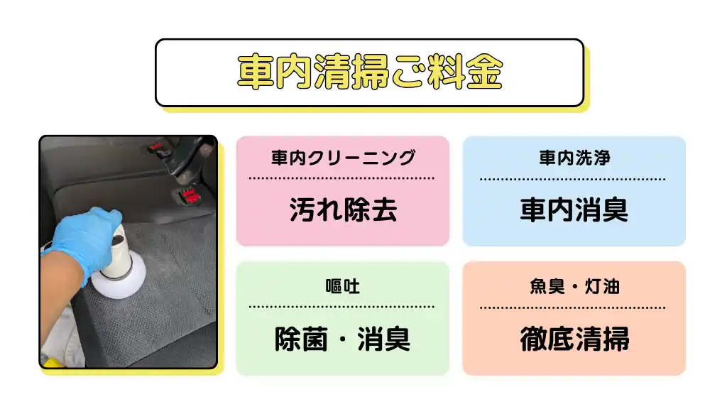 車内清掃ご料金